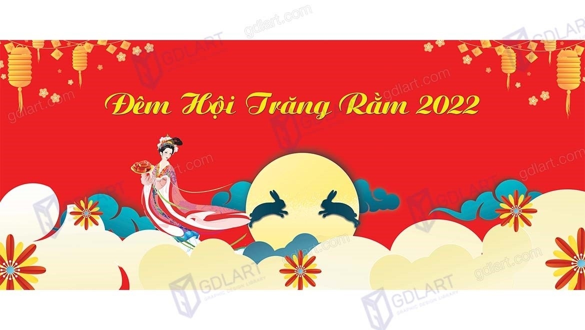 Mẫu backdrop trung thu T003