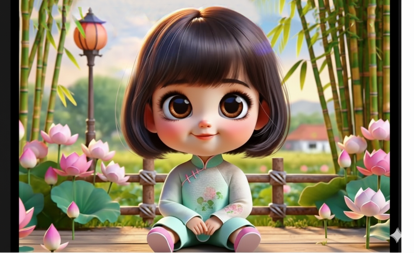 Mẫu Hình Ảnh Chibi Em Bé Dễ Thương Số 05